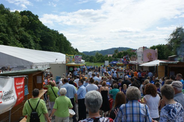 Ausklang im Festzelt