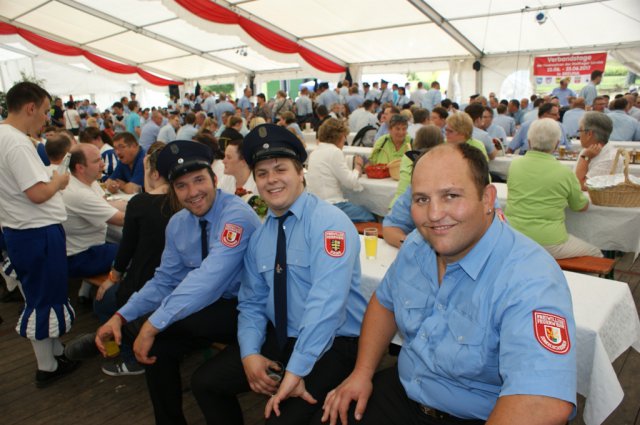 Ausklang im Festzelt