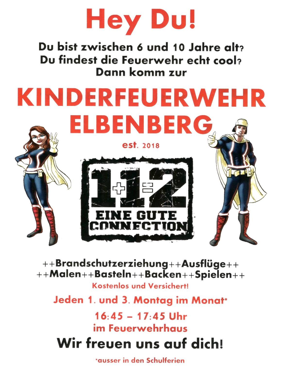 Flyer Kinderfeuerwehr