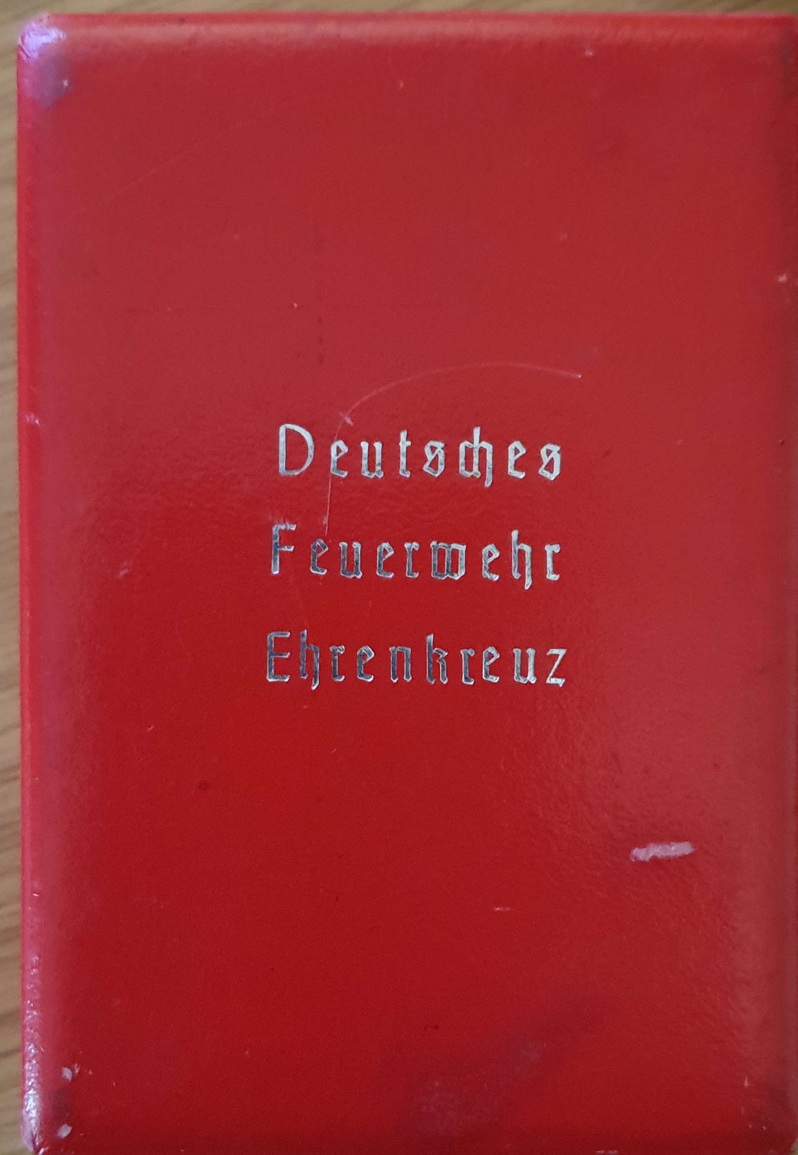 1958 06 15 Deutsches Feuerwehr Ehrenkreuz der 2. Stufe für Martin Siegmann Bild 1