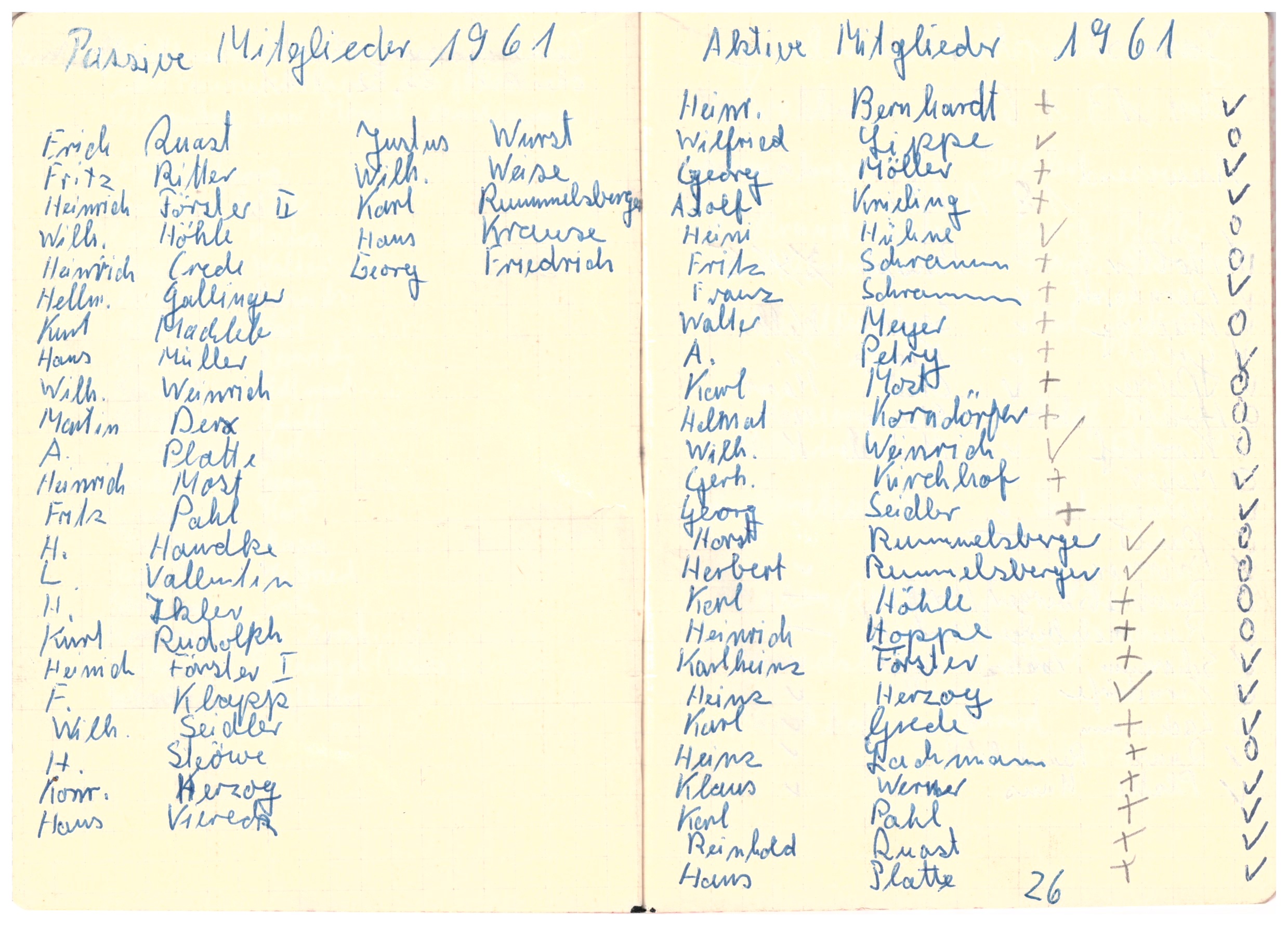 1961 01 01 Mitglieder der Wehr Elberberg 1961