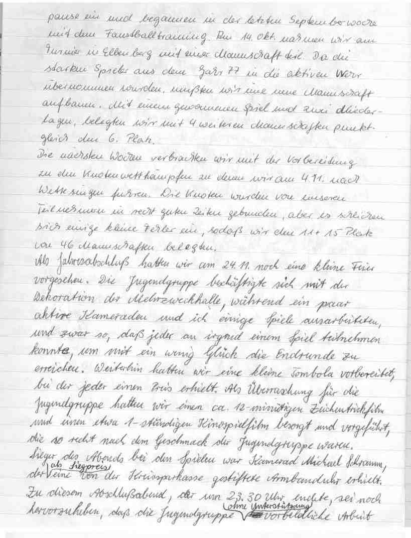 1979 00 00 Jahresbericht deer Jugendfeuerwehr 1979 03