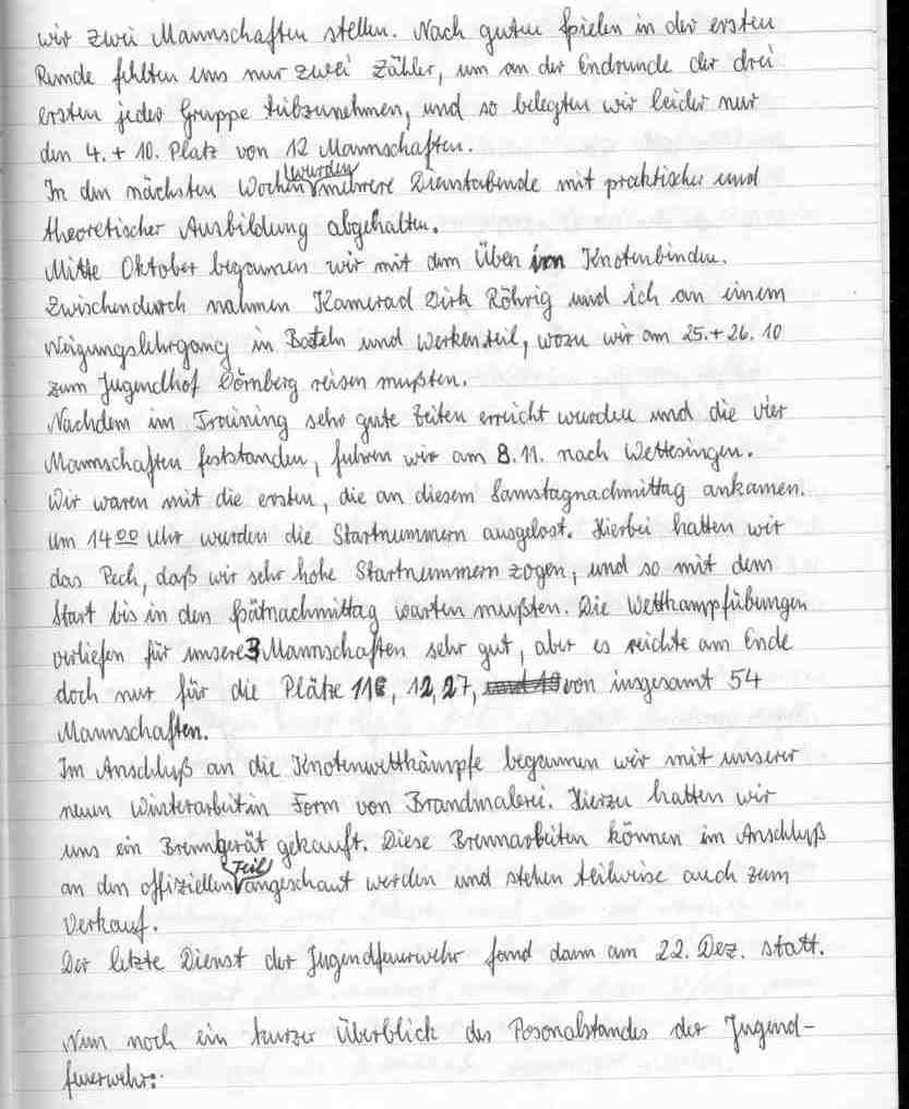 1981 01 11 Jahresbericht der Jugendfeuerwehr 1980 Bild 4