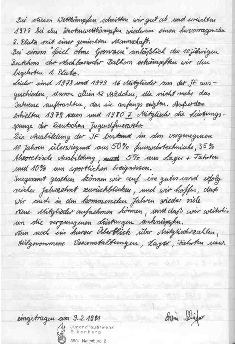 1981 02 09 10 Jahre Jugendfeuerwehr Bild 04