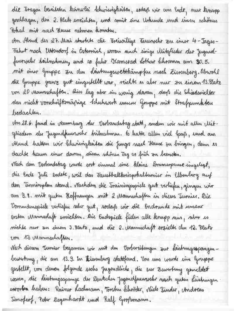 1982 01 22 Jahresbericht der Jugendfeuerwehr 1981 Bild 03