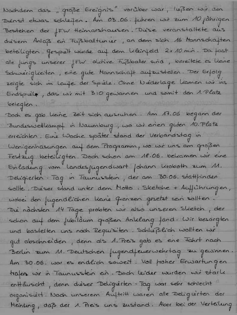 1985 01 23 Jahresbericht der Jugendfeuerwehr 1984 3