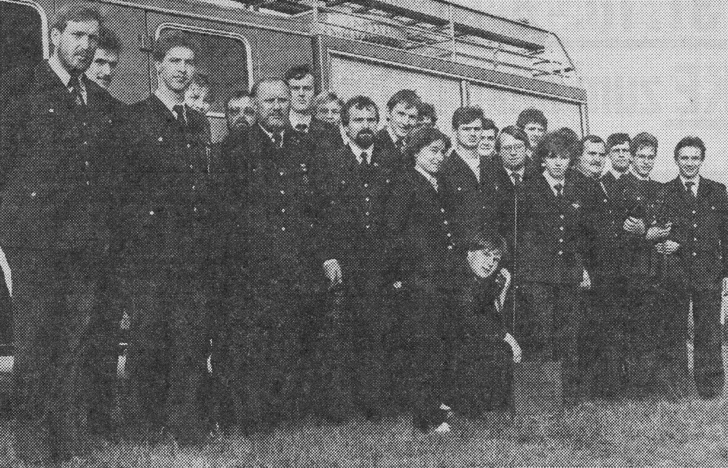 1986 10 25 Sprechfunklehrgang Funklehrgang für Feuerwehrleute Bild