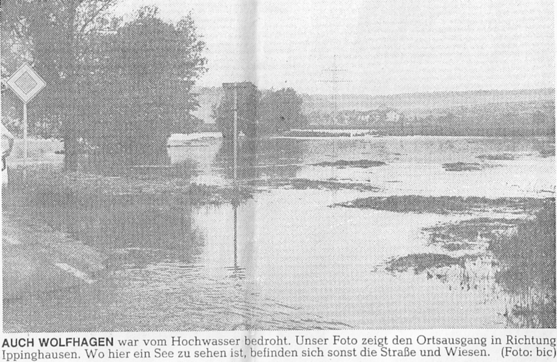 1987 07 1a Bericht über Hochwassereinsatz Bild 2