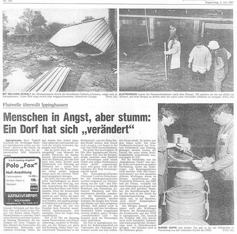 1987 07 01c Bericht über Hochwassereinsatz im Elbetal Teil 3 Bild 2