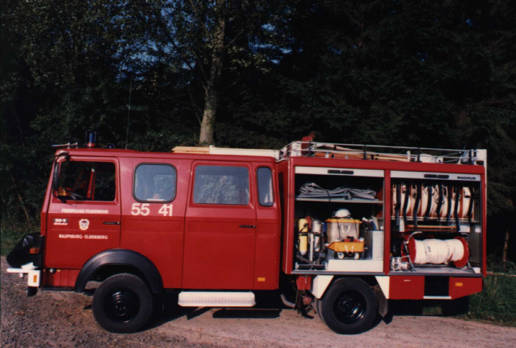1987 10 02 neues LF8 mit Beladung