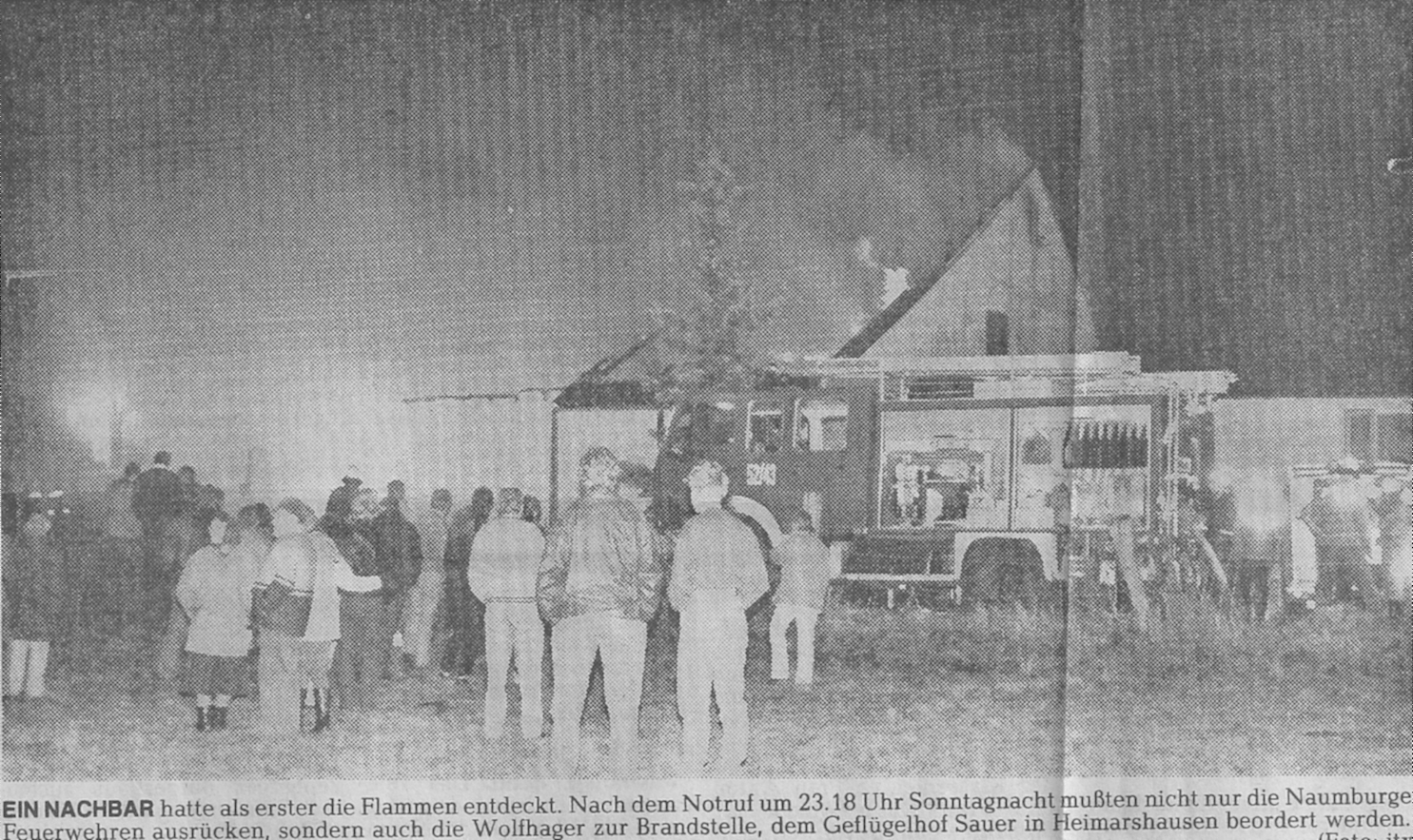1988 12 11 Brand im Geflügelhof Sauer Heimarshausen 1