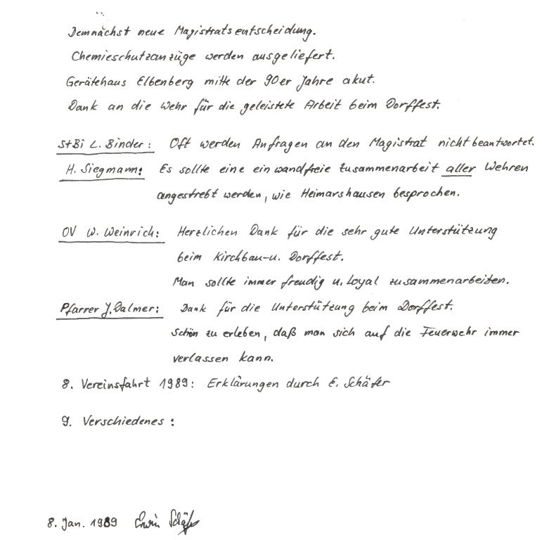 1989 01 07 Vorstandssitzungsprotokoll Nr. 22b
