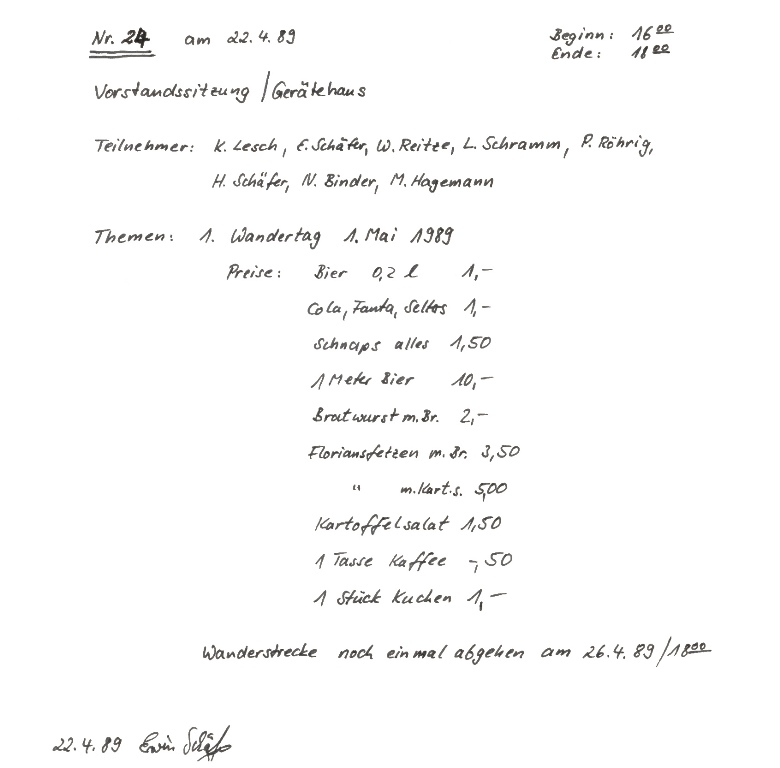 1989 04 22 Vorstandssitzungsprotokoll Nr. 24