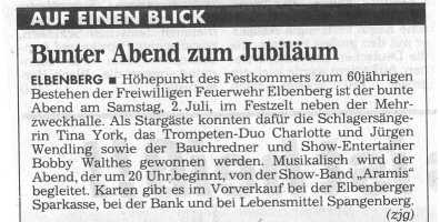 1994 06 10 Hinweis auf Kartenvorverkauf für Bunten Abend