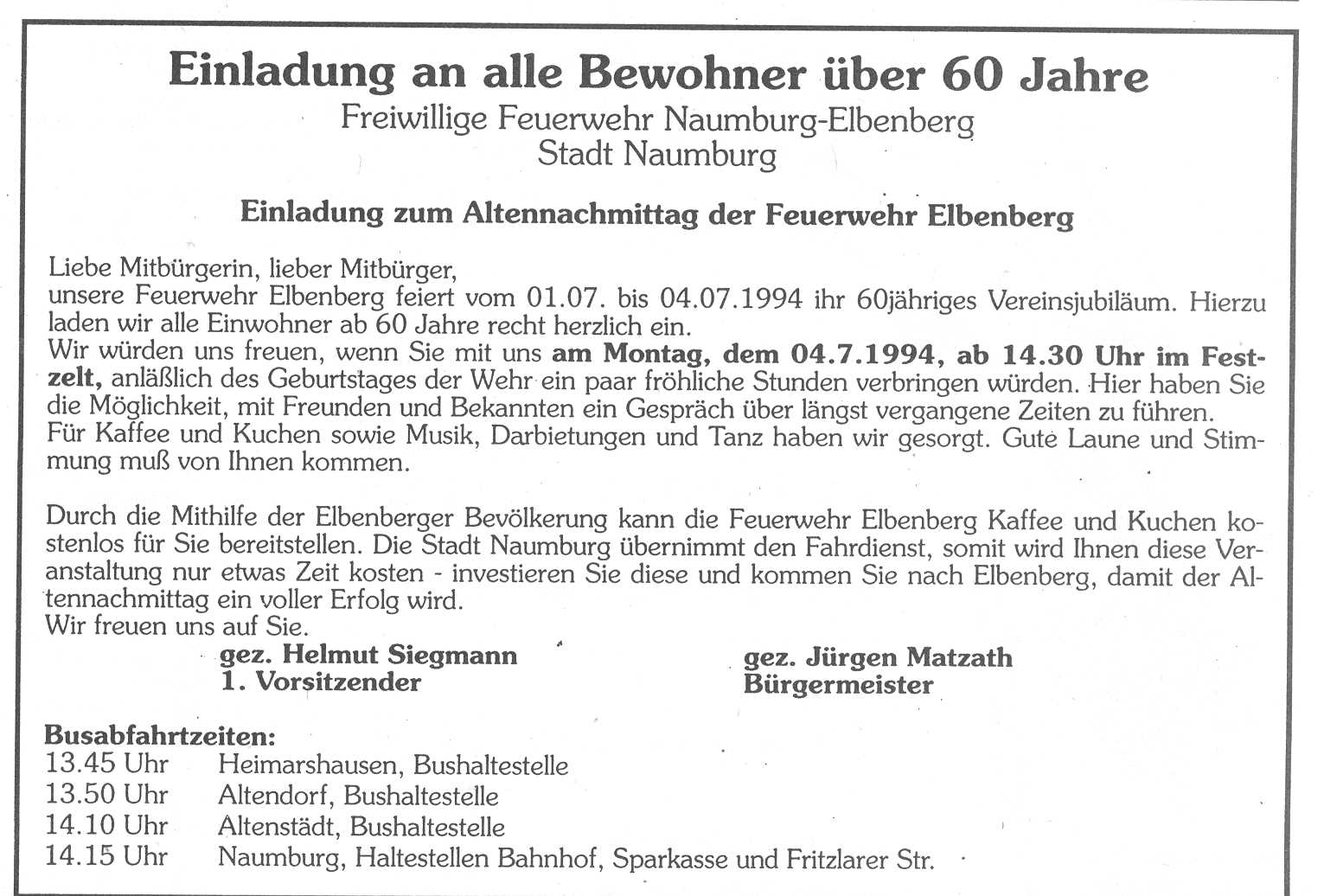 1994 06 30 Einladung zum Altennachmittag