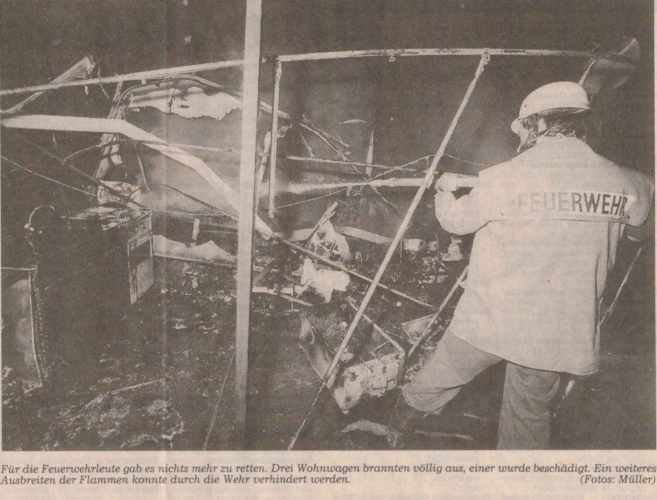1994 07 02 Brand auf dem Naumburger Campingplatz Bild 1
