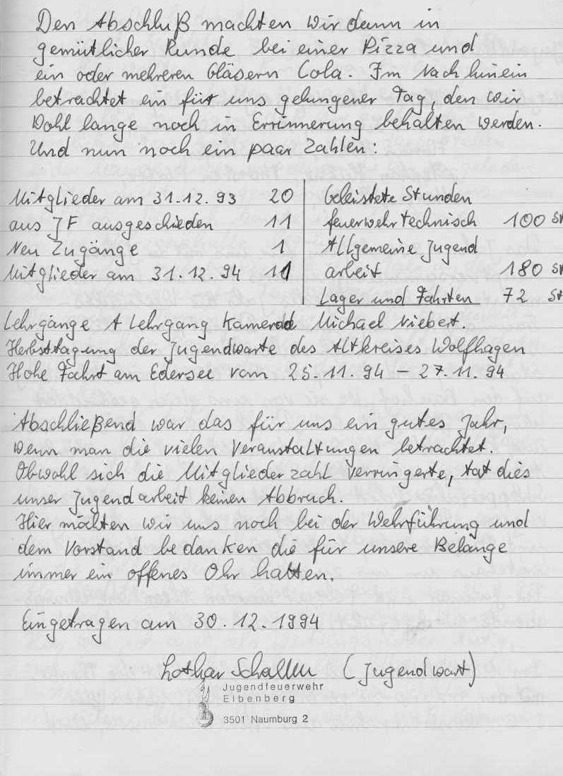 1994 12 30 Jahresbericht JF für 1994e