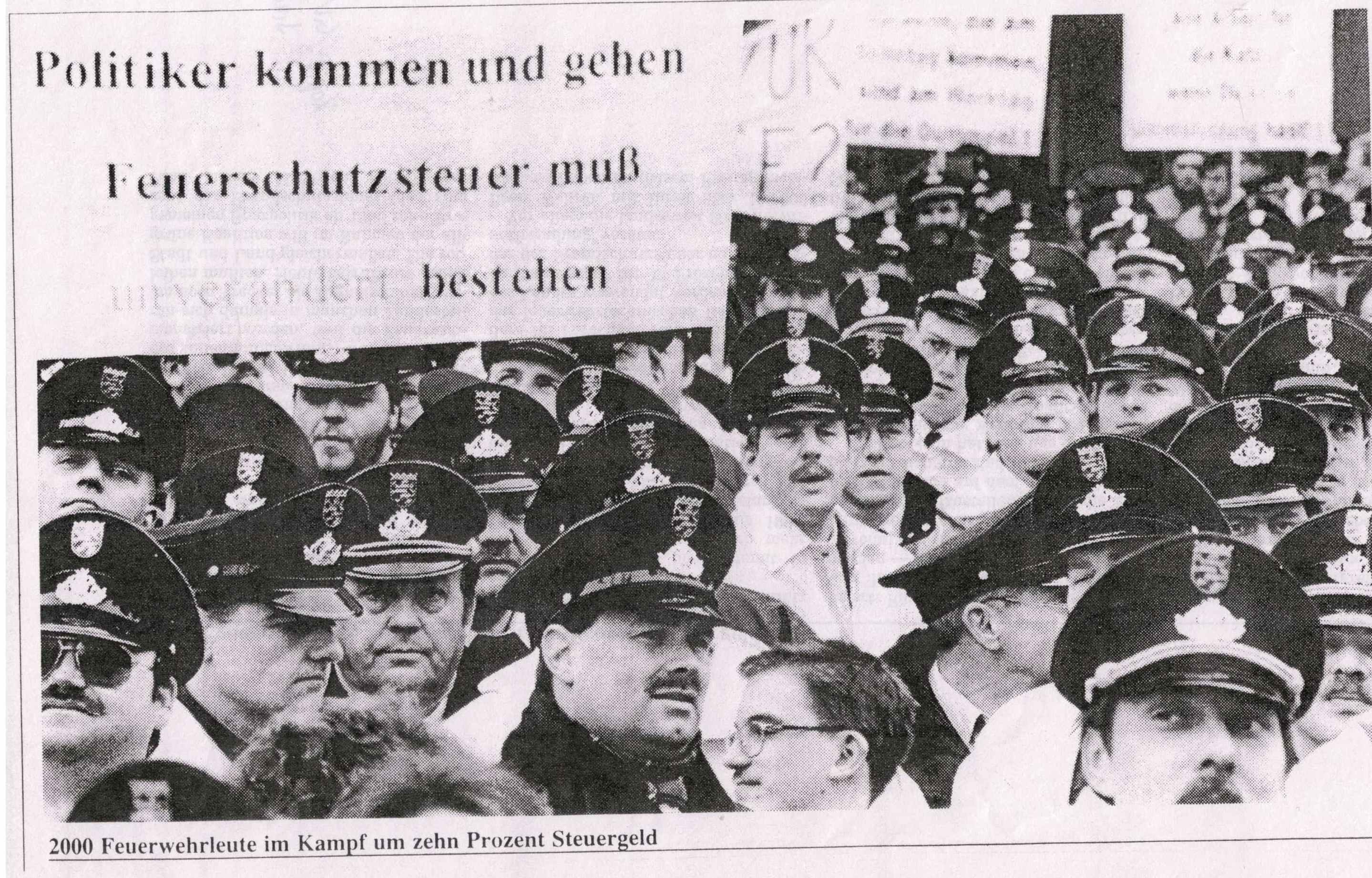 1996 01 27 Bild über Demontration