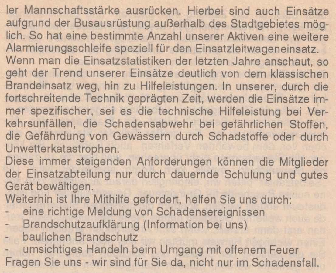 1996 08 08 Bericht in Naumburger Nachrichten über Notruf 112 Bericht 2