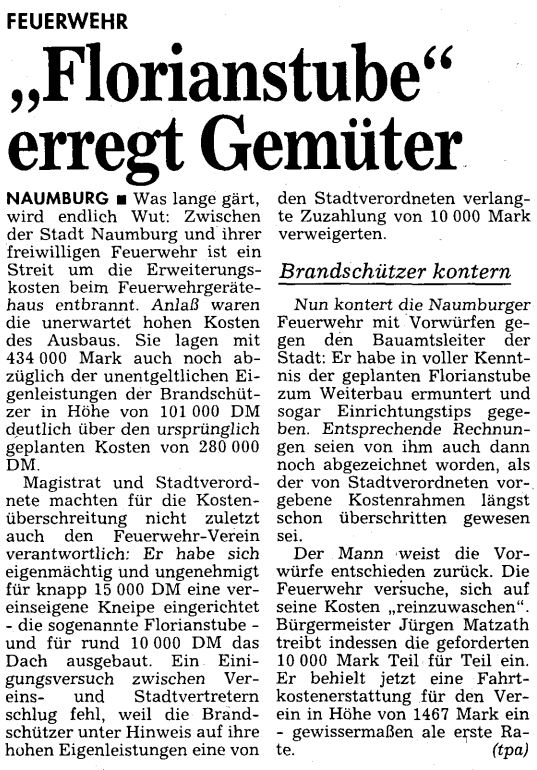 1996 09 20 Bericht in HNA