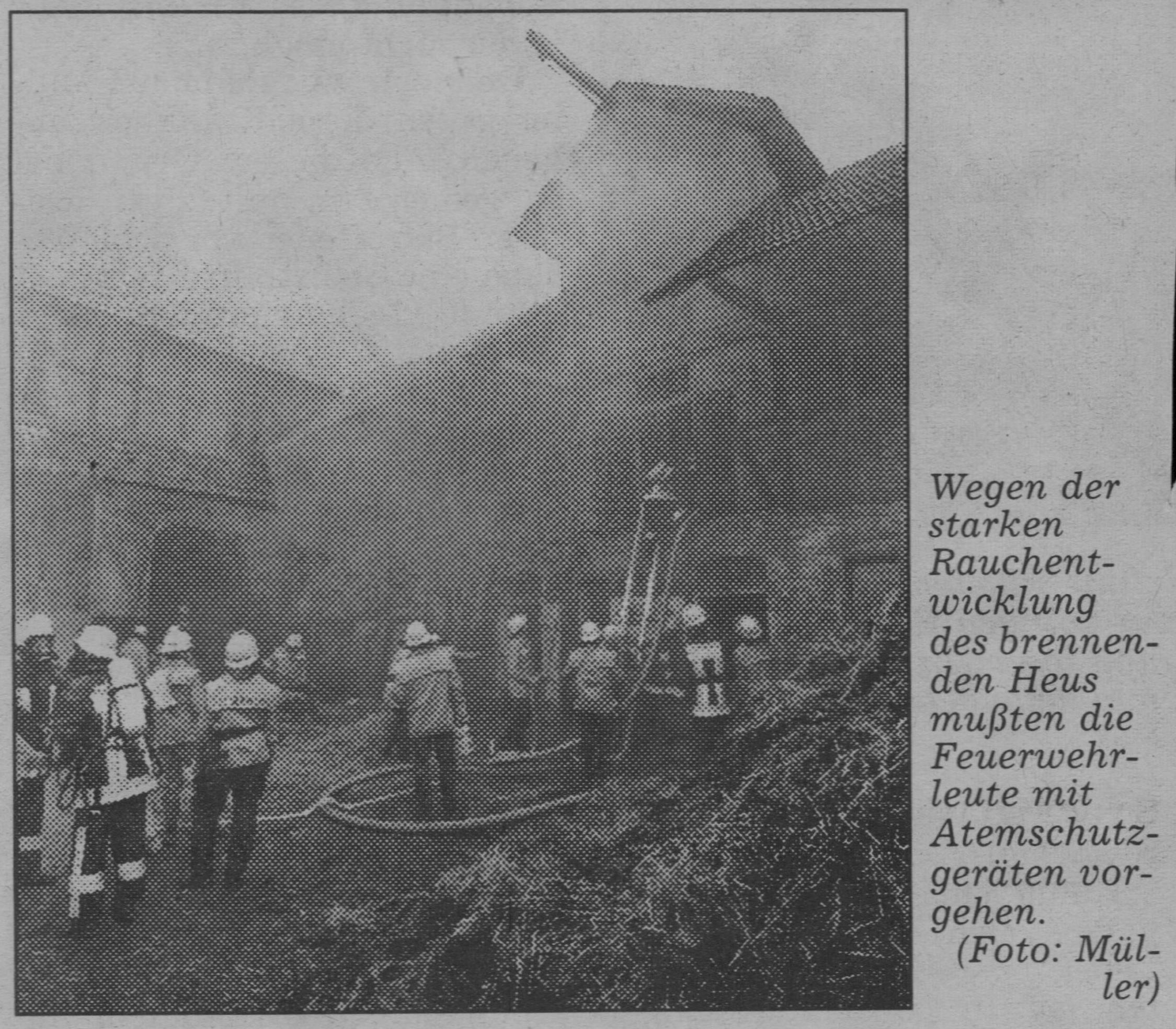 1997 04 12 Scheuenbrand in Heimarshausen Bild