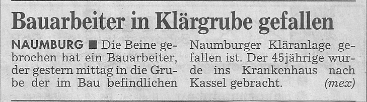 1998 09 08 Bauarbeiter in Klärgrube gefallen
