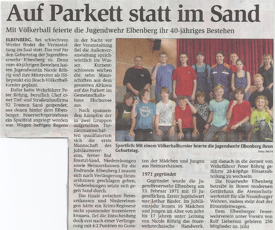 2011 09 08 Auf Parkett statt auf Sand
