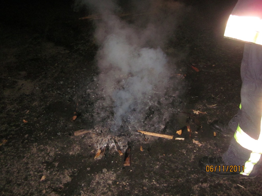 2011 11 06 Lagerfeuer in Sägewerk Bild 1