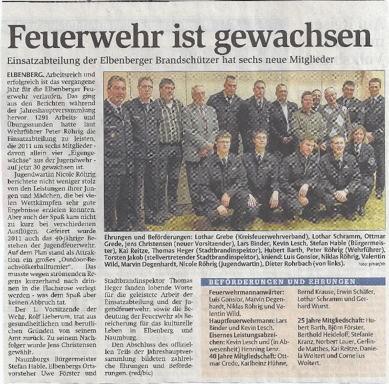 2012 01 14 Feuerwehr ist gewachsen