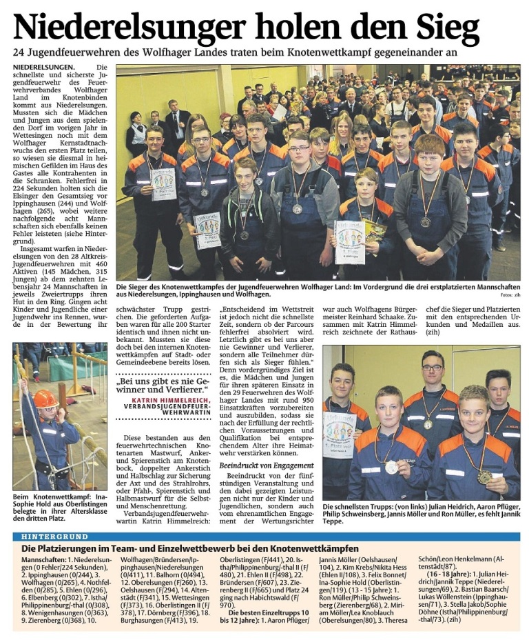 2015 03 24 JFW Elbenberb holt 6. Platz Artikel