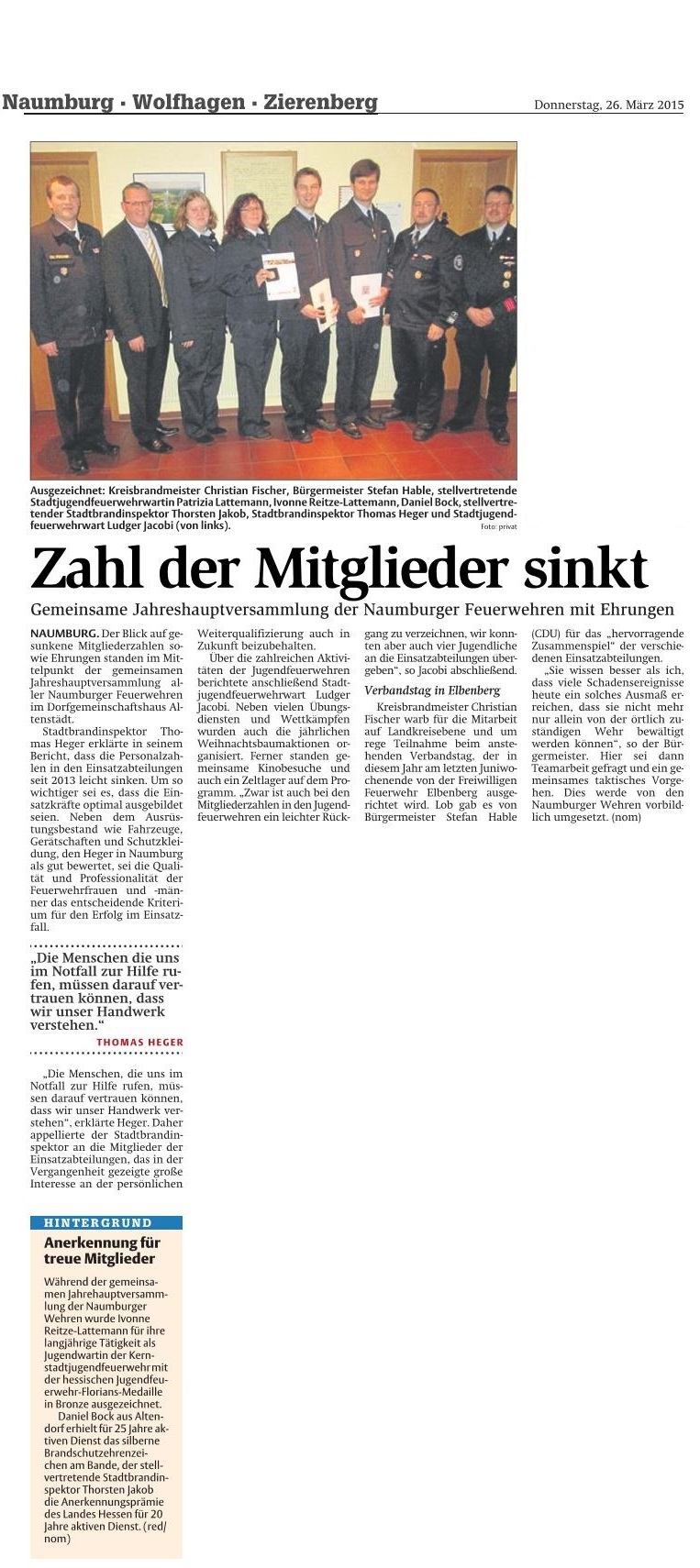 2015 03 26 gemeinsame Jahreshauptversammlung in Altenstädt