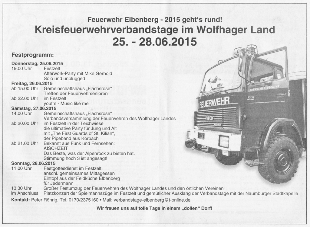 2015 06 18 Festprogramm in Naumburger Nachrichten WEB