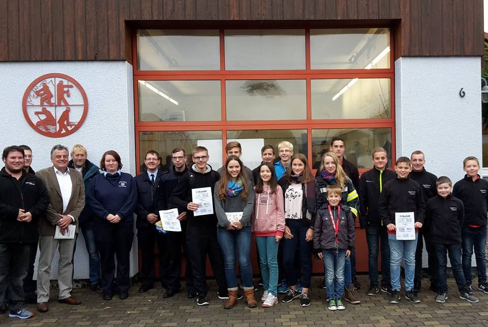 2016 10 18 Gelungene Geburtstagsfeier der Jugendfeuerwehr 1