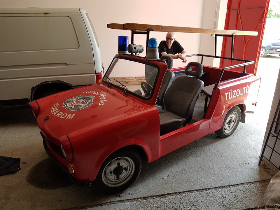 2018 05 03 Abordnung unserer Wehr bei Feuerwehr der Partnerstadt Komarom in Ungarn Bild 2