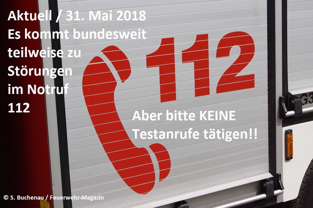 2018 05 31 Störung Notruf 112