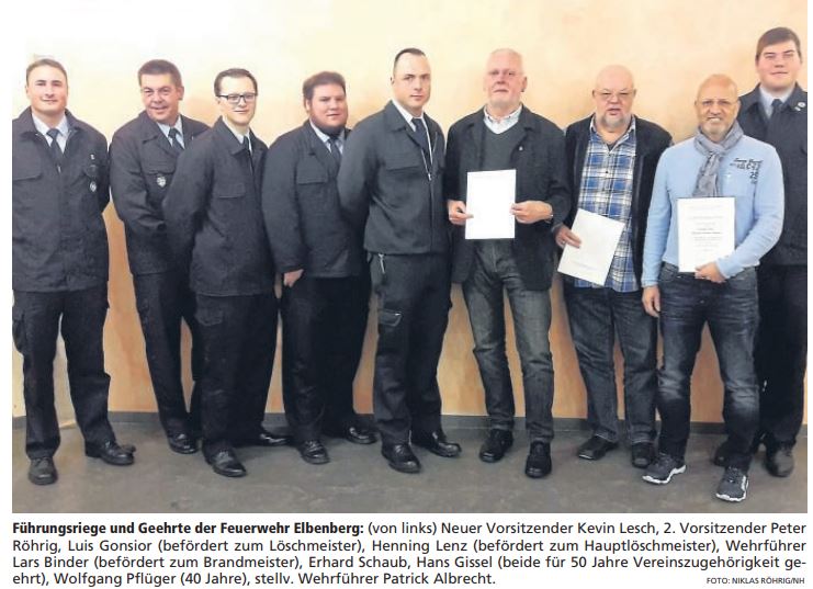 2019 01 25 HNA Bericht Lesch hat jetzt den Vorsitz Bild