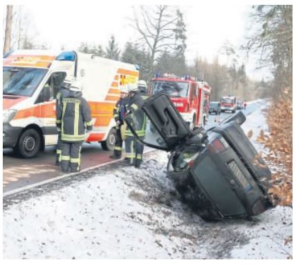 2019 01 26 HNA Bericht Verkehrsunfall L3215 Bild