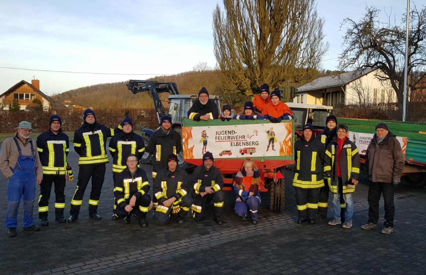 2020 01 11 Weihnachtsbaumsammelaktion der Jugendfeuerwehr Bild 01