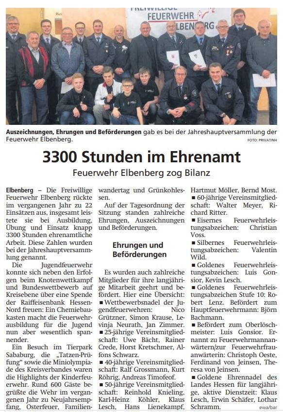 2020 03 10 3300 Stunden im Ehrenamt Artikel HNA