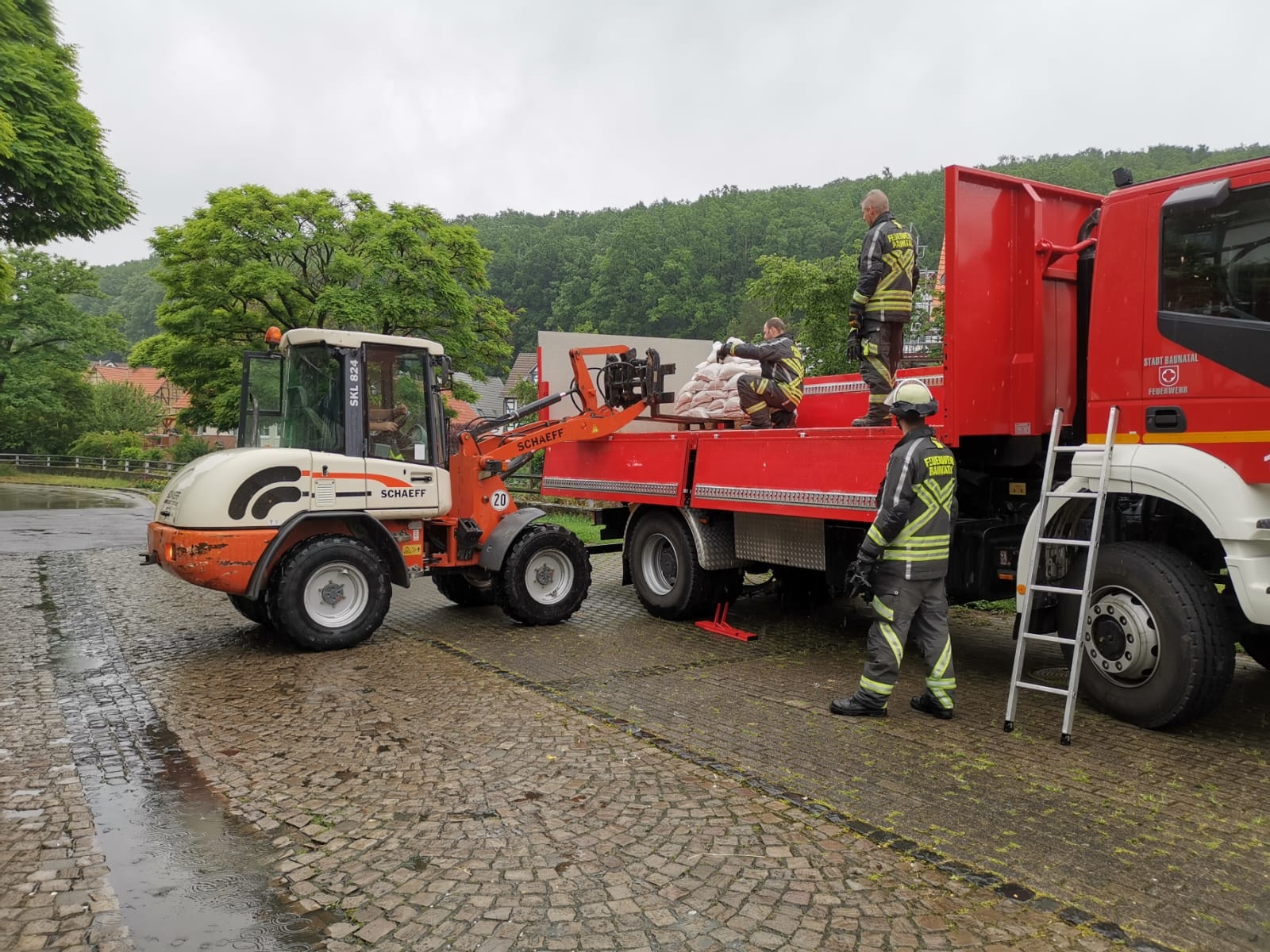 2020 06 15 Einsatz Nr. 09 Einsatz Katastrophenschutzzug NaumburgBad Emstal Bild 02