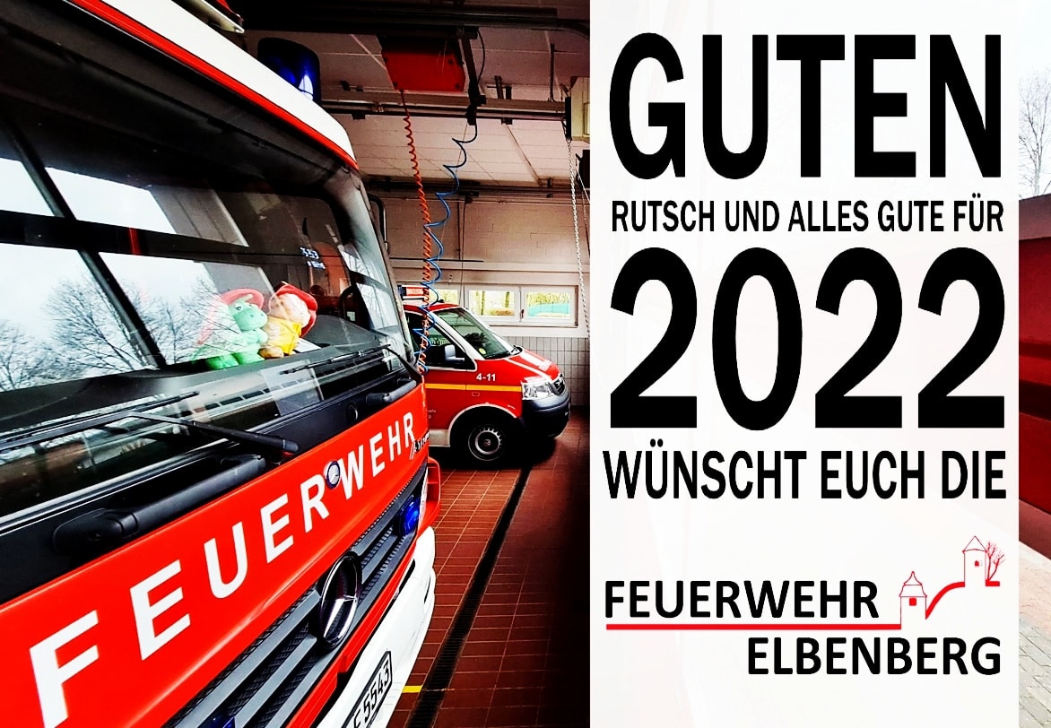 2021 12 31 Neujahrsgruß der Feuerwehr Bild