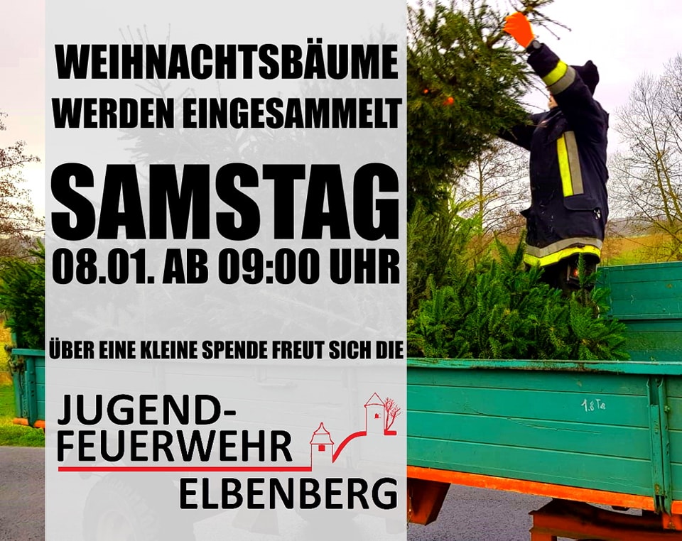 2022 01 03 Weihnachtsbäume werden doch eingesammelt