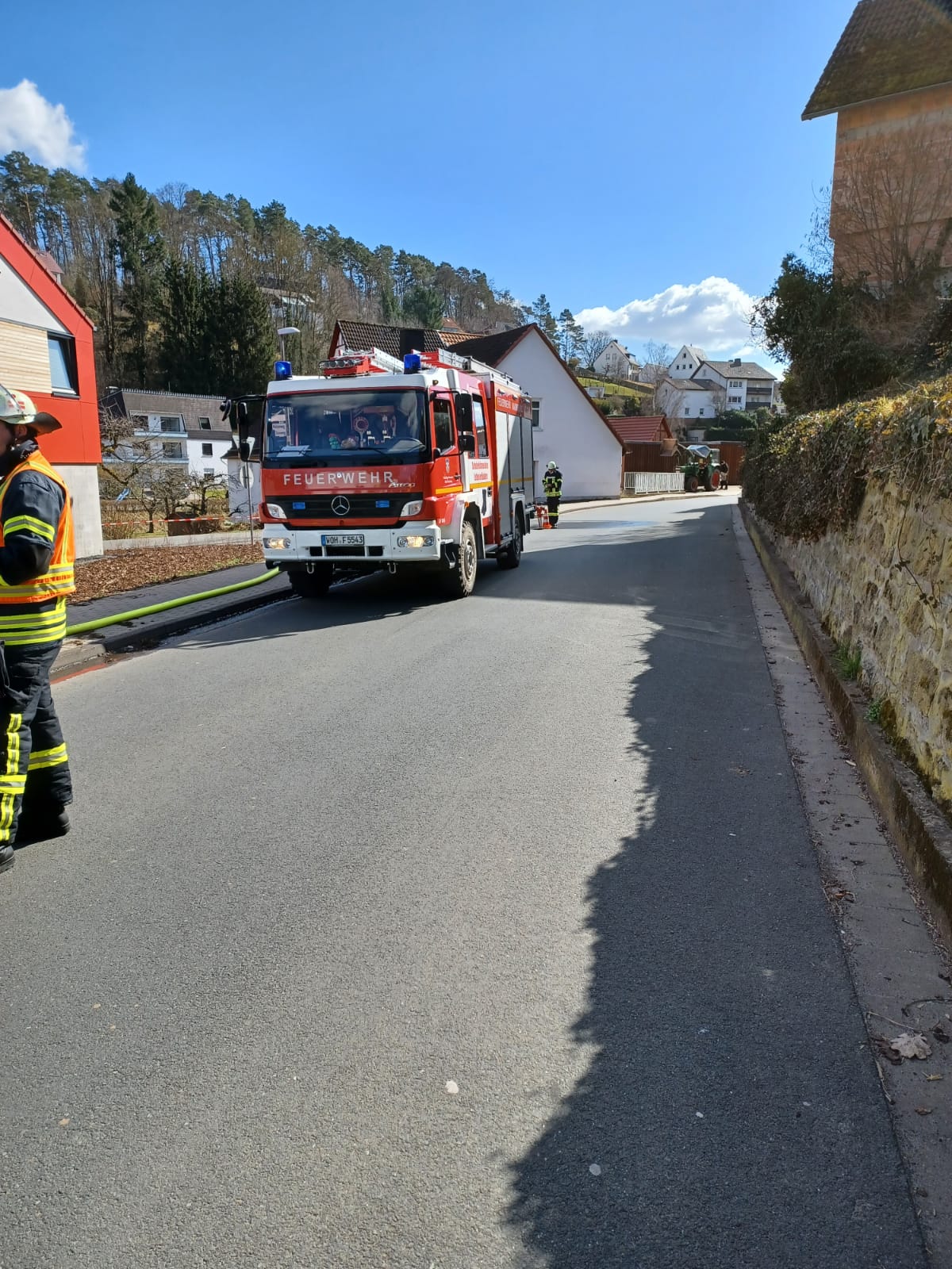 2022 03 19 Einsatz 06 Brand an Gebäude Bild 1