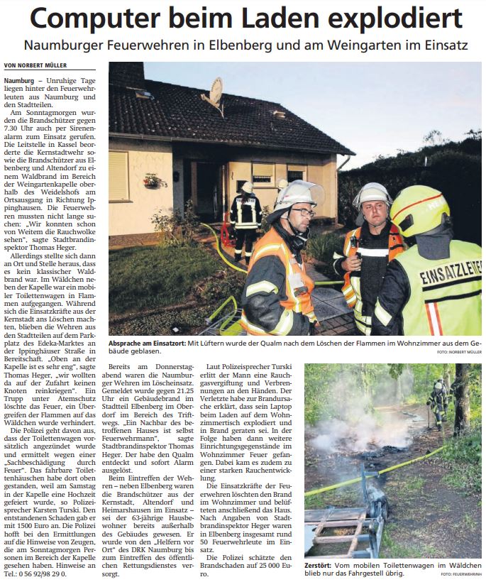 2022 05 24 Computer beim Laden explodiert Artikel