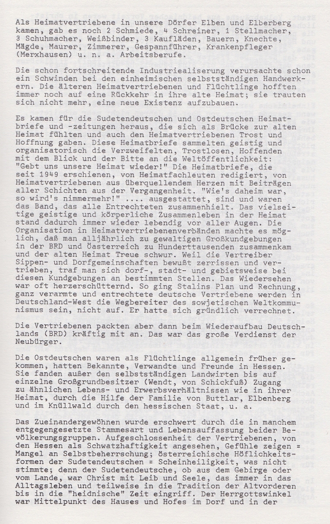 1984 05 12 26c Ein Stück Heimat für Vertriebene und Flüchtlinge