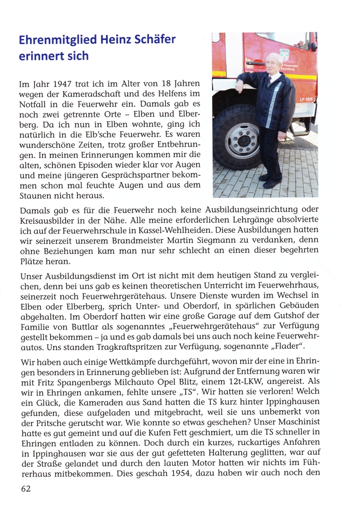 2015 06 25 62 Ehrenmitglied Heinz Schäfer erinnert sich Teil 1 WEB